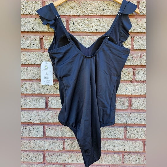 Time and True Womens Black Swimsuit - Size L - Picture 2 of 5